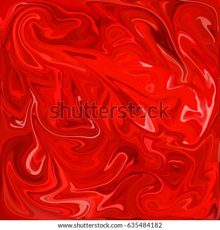 Red Digital Acrylic Color Swirl Or Similar Marble Twist Texture Background
