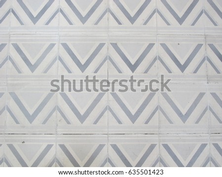Surface of white floor tiles