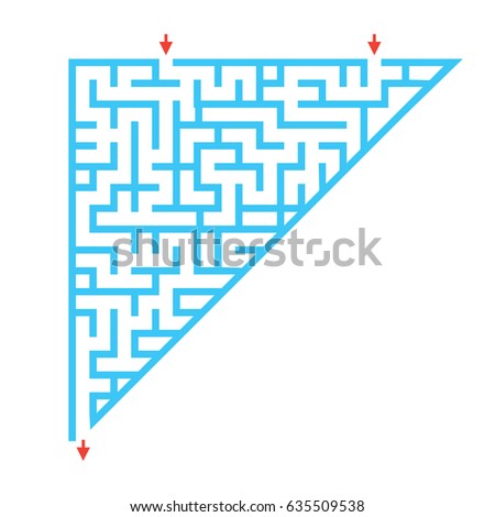 Visual jigsaw for kids. Labyrinth for preschool children. Funny maze game for child