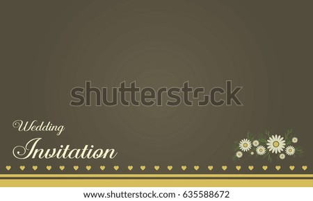 Collection stock of wedding card