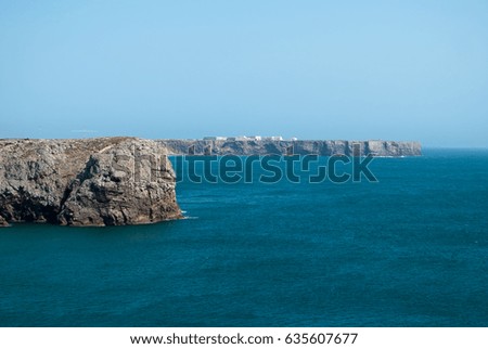 The Atlantic Ocean and the rocky coast