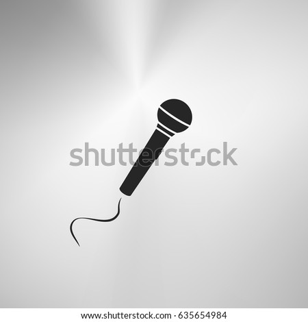 Microphone Icon Vector Illustration