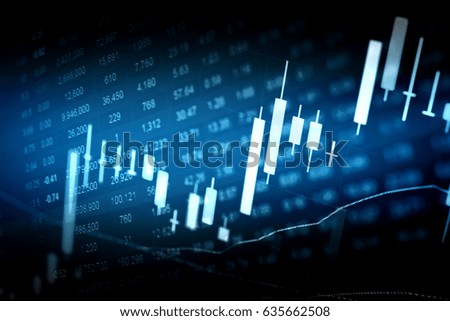 Business graph background: Analysis business accounting on info sheets. Businessman hand working on analyzing investment charts for Gold market, Forex market and Trading market.