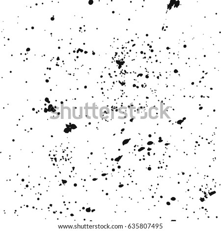 Ink splatters - seamless pattern hand drawn isolated