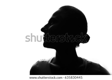 Female person silhouette
