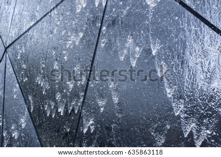 Texture of a cold shade with water. Background for presentation, natural resource