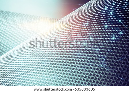 data deep learning ai technology neon glow hologram, molecule of chemical, atom cell, futuristic cyber network, system of galaxy science background illustration 3d rendering, robotic particle electric