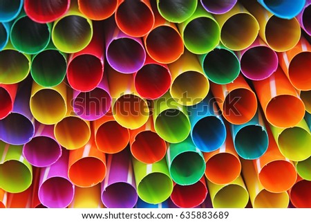 Art photo of fancy straws.