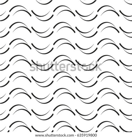 Vector seamless abstract pattern, waves.