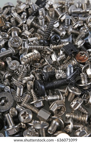 Nuts and bolts wallpaper background.