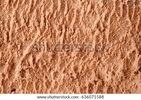 Chocolate cocoa ice cream brown texture background Royalty-Free Stock Photo #636071588