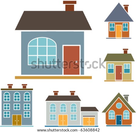 vector houses