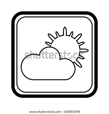 climate application isolated icon
