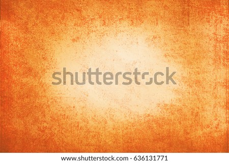 Old grunge orange wall texture