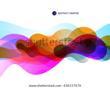 Bubble like abstract graphic design, background. Royalty-Free Stock Photo #636157676