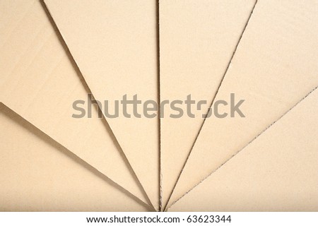 Brown Cardboard in angle