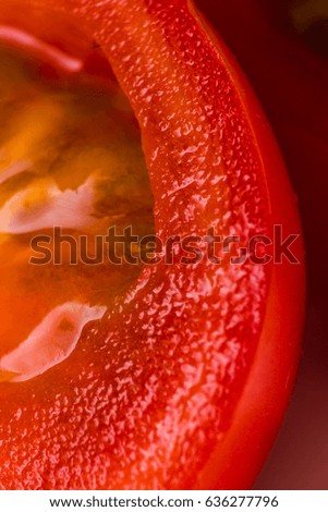Tomato macro. Closeup tomato. tomato cherry