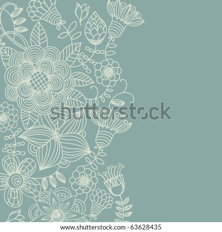Light floral vintage background