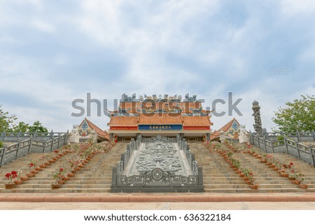 Guang-Im Temple. Gaunin Chapel. Kanjanaburi. Thailand