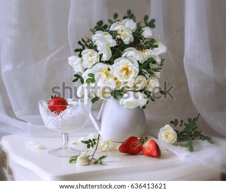 Still Life with Wild Roses