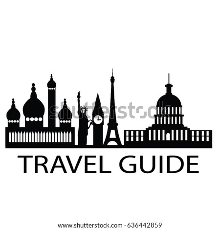 travel guide vector