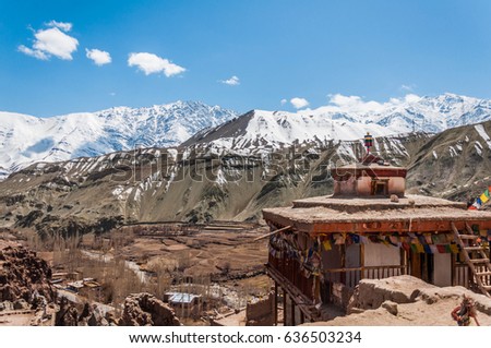 Ladakh monastery, India, Jammu and kashmir.