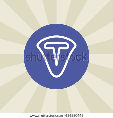 steak icon. sign design. background
