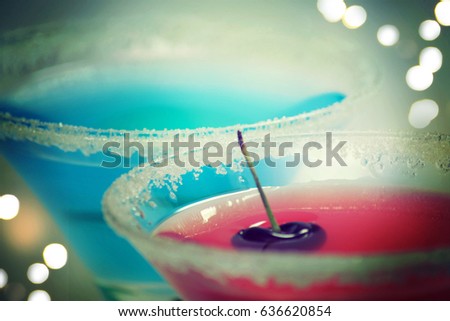 cocktail with cherry