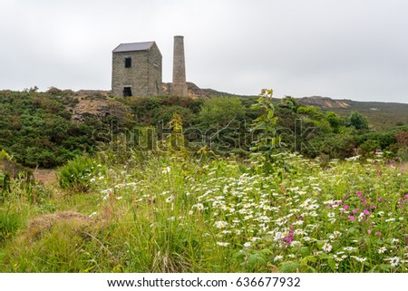 Mynydd Parys Mountain in Anglesey North Wales.
