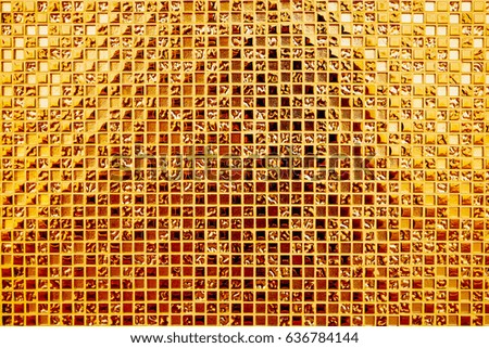 Shiny luxury decorative golden pattern background texture