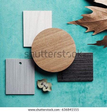 Interior design mood board color scheme