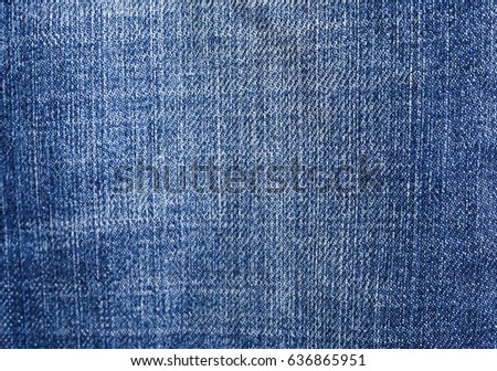 Closeup of denim jeans texture