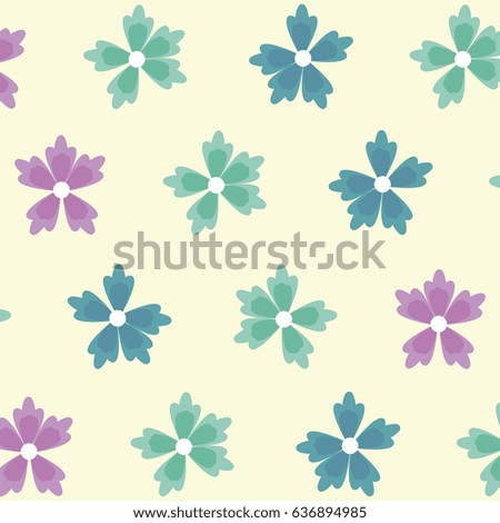 spring flowers ornament seamless floral pattern. flowers texture.
