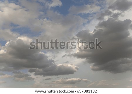 Beautiful storm clouds