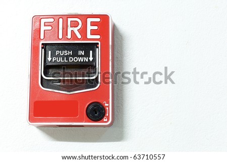 Fire alarm button security point