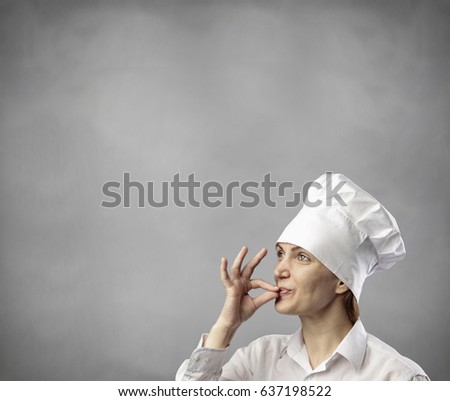 portrait of woman chef