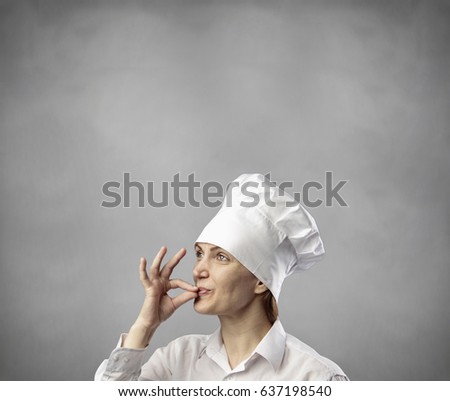 portrait of woman chef