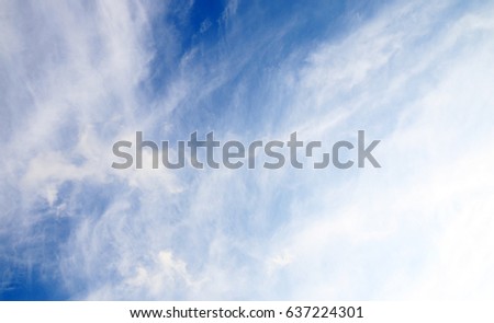 Sky and clouds in the holiday