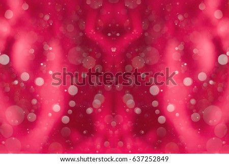 Blurred bokeh abstract red background