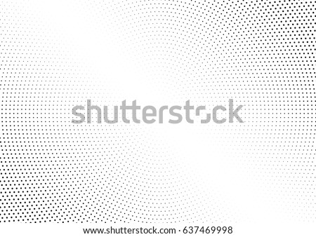 Abstract halftone dotted background. Monochrome pattern with dot and circles.  Vector modern futuristic texture for posters, sites, business cards, postcards, interior design, labels and stickers Royalty-Free Stock Photo #637469998