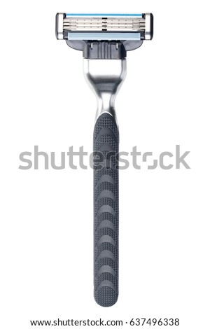 Shaving razor instrument Royalty-Free Stock Photo #637496338