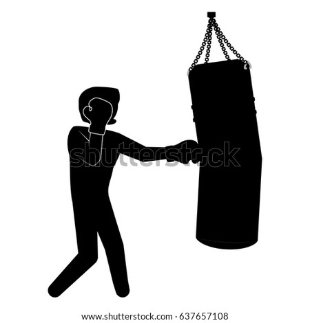 Boxing figther trainning
