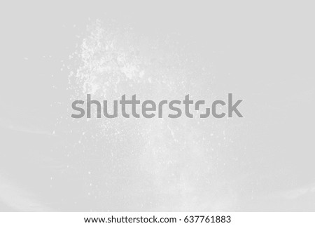 white powder on a black background