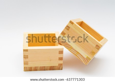 Wooden boxes for small items