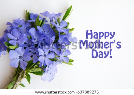 Happy Mother's Day Flower postcard