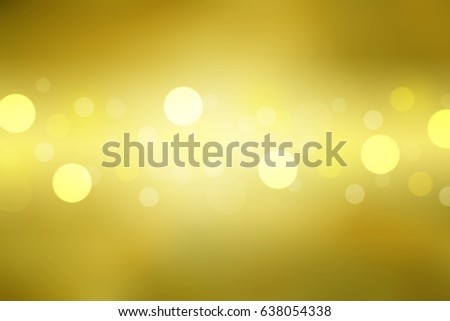 Abstract yellow background. Warm color tone background. With circle shape look like bokeh. Yellow shade like gold. Feeling greeting seasonal and  cerebrate.