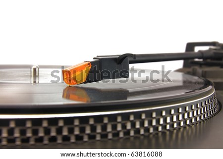 turntable and vinyl record