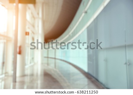Airport blurred background