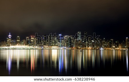 Vancouver Skyline Canada dwntown west end City