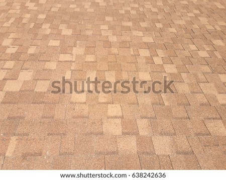 Texture of brown floor, Flat roof tiles